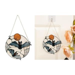 Gothic Bat Wall Garden Pool Decoration Halloween Outdoor Indoor Wall Hanging Household Outside Party Sculpture