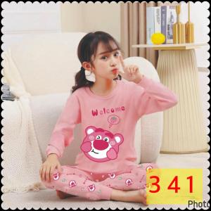 SETELAN BAJU TIDUR BAJU TIDUR ANAK-ANAK LENGAN PANJANG / SET PIYAMA BAYI LENGAN PANJANG IMPORT 1-12 TAHUN
