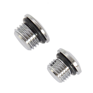 Scubas Port Plug Replacement High Pressure/Low Pressure Plug Diving Regulator Replacement Screw with Leakproof Rings