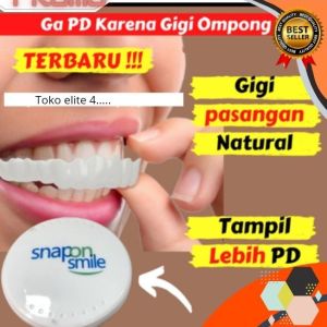 GIGI PALSU PENUTUP OMPONG SNAP ON SMILE 1 SET (ATAS & BAWAH) - PROMO SPECIAL BISA COD