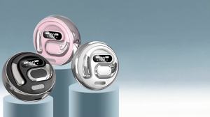 OWS AI Headphone for Multi-Language Translation Bluetooth Earphone Support 144 Language Real-Time AI Translation Wireless AI Earbuds Translator with App for Language Learning Travel Work (Black)