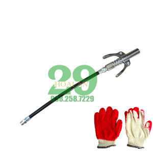 Đầu kẹp bơm mỡ 2 cánh nhiều chấu giúp kẹp chắc chắc không bị tràn ra ngoài