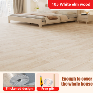 Linoleum Flooring Mat - Vinyl flooring Waterproof Non-sliplinoleum rubberized carpet PVC leather floor mat wear-resistant floor sticker Linoleum vinyl Floor mat Easy Clean & Durable Home Décor