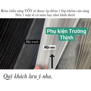 Rèm dán cửa xếp ly chất liệu vải không dệt chắn nắng không cần đóng đinh khoan tường giá siêu rẻ