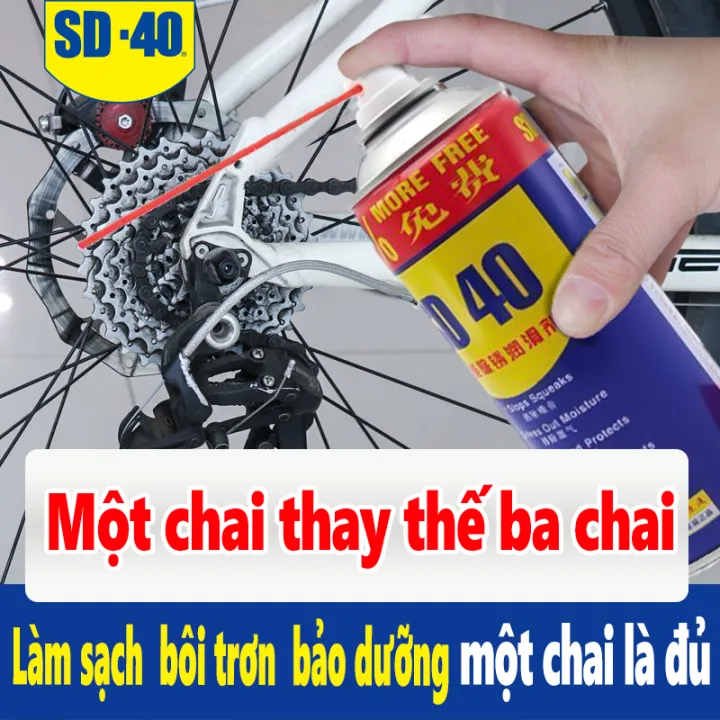 Chai xịt chống rỉ sét (SD)WD40 chính hãng 450 ml (336g) Chai xịt tẩy rỉ ...