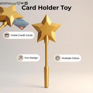 WP💓💛💖 3D Printed Wand Tap To Pay Star Magic Contactless Credit Card Holder NFC Payment Wand Tap-to-Pay Credit Card Wand