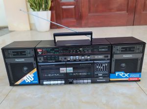 Panasonic RX-CW 43 radio/cassette - Đài đấu giá 220v.