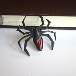 MUKANG 3D Spider Shape 1pc Car Metal Sticker Car Exterior Accessories Ornament Emblem Chrome Auto Emblem Decal 3D Spider Shape Car Sticker Motor Decal 3D Car Sticker