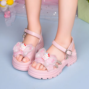kids shoes Hello Kitty sandals for kids girls wedge heels sandals for kids girl size 26-36