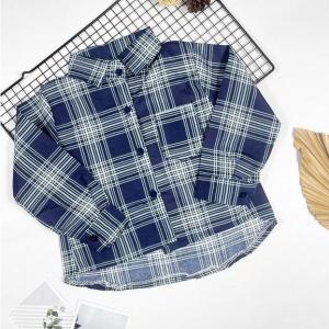 Kemeja Flanel Julya Anak Korean Style / Kemeja Kotak Kotak Anak 1-5 thn