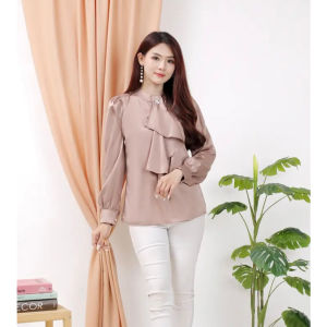 [Basica Moda] 243 Atasan Top Blouse Fashion Wanita Jumbo Chayra Satin Premium