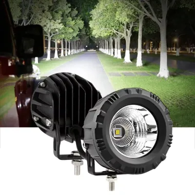 2PCS 50W 3 Inch LED Light Pod Yellow Fog Light White Spot Light For Truck Jeep Offroad SUV ATV 12V 24V IP67