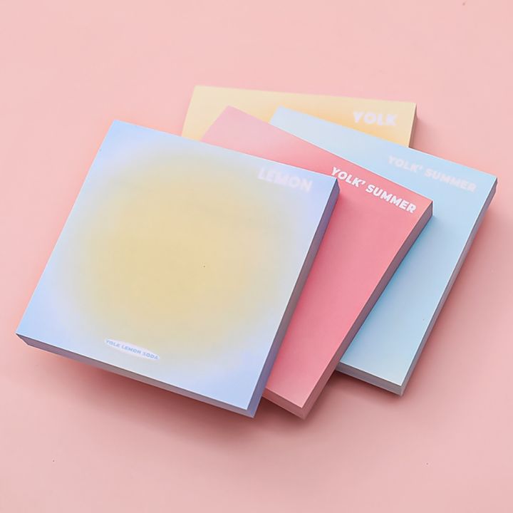 50 Sheets Sticky Notes Paper Simple Message Pad Stationery Notepad ...