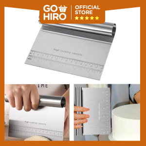 Scraper Stainless / Scrap Adonan / Cutter Pisau Bakery Cake Spatula PREMIUM Serbaguna Multifungsi