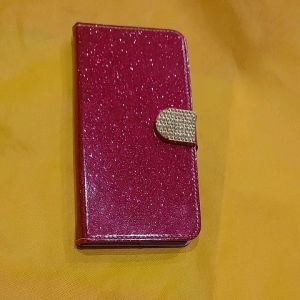 Casing Flip Full Glitter Pink Fuschia Diamond For New Samsung A73 5G 2022 Import China.