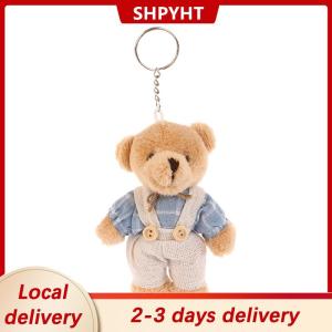 [COD] SHPYHT Local delivery Ship within 24 hours Cute Wear Clothes Bear Plush Toy Cartoon Rabbit Pendant Soft Stuffed Doll Keychain Backpack Car Bag Key Ring Decor Kid Gift
