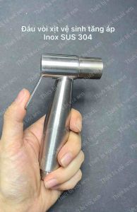 Đầu vòi xịt vệ sinh SUS 304 (loại 1) cao cấp Đầu vòi xịt bồn cầu (toilet) Vòi xịt tăng áp SUS 304 vòi xịt tăng áp