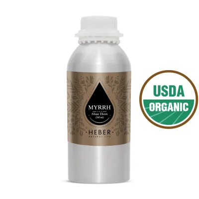 (Chai Lớn 500ml/1000ml) Tinh Dầu Nhựa Thơm Myrrh Essential Oil Heber Natural Life 100% Thiên Nhiên Nguyên Chất Cao Cấp Xông Thơm Phòng