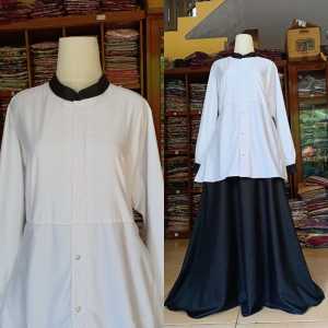 Baju Hitam Putih. Gamis Putih Hitam