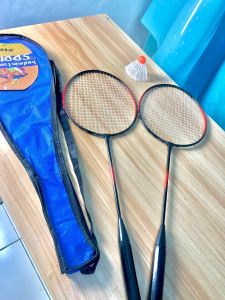 Raket Bulutangkis Profesional Kok dan Set Tas Jinjing Set Raket Bulutangkis Ganda untuk OlahragaUntuk Dewasa