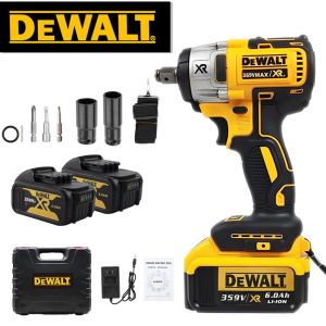 Dewalt ประแจผลกระทบไฟฟ้าแบบไร้แปรงถ่าน ประแจไฟฟ้าไร้สาย 359Vf/6AH โลหะ 600N.M แรงบิด แบตเตอรี่ลิเธียม 2ก้อน บล็อกไฟฟ้า แรง ๆ Cordless Electric Impact Wrenches