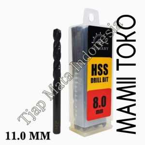 Mata bor besi 11mm HSS Tjap Mata Drill bits 11 MM Cap Mata hss