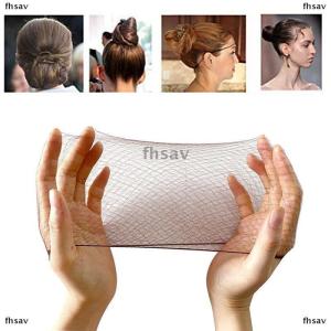 [COD] fhsav 50Pcs Hair Net Black Elastic Bundle Hair Invisible Hairnet Mesh Bun Hair Net 30 50 60CM Hair Accessories