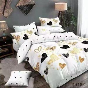 4In1 ORGANIC US COTTON BEDSHEET with DUVET COVER SET