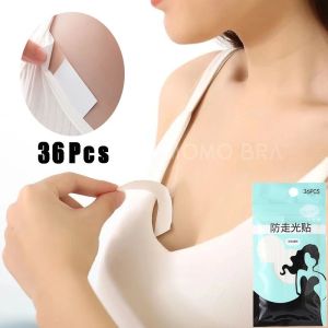 MOMO 36Pcs Double Sided Body Tape /Self Adhesive Bra Clothes Dress Shirt Secret Sticker /Clear Lingerie Tape Anti-Nude Invisible Chest Patch