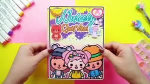 Quiet Book Toka Kindergarten tokaboka book quite book quiet book toca boca quiet book toca bocaquiet book doll house quiet book big quiet book for kids squishy book quiet book toca boca quiet book doll house handmade book princess book dres