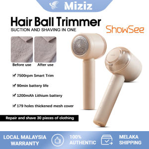 ShowSee Fabric Shaver Lint Remover Hair Ball Fuzz Trimmer Electric USB Powered Cord Sweater Shaver Remove Lints Balls Pills for Clothes and Sofa