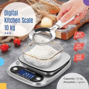 SHENAR Timbangan Dapur Digital 10Kg / Timbangan Kue Digital Dapur PREMIUM / Mini Kitchen Scale Timbangan Dapur Kopi Makanan Tepung