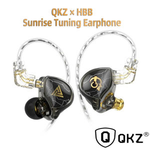 QKZ x HBB Professional Titanium Composite Headset Hifi Gaming Earphone 10mm