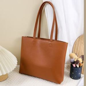 TB BAG #8810 FASHION PU LEATHER LARGE CAPACITY SHOPPING HANDBAG AND TOTE BAG LARGE FOR WOMEN