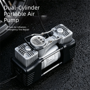 SWEET LORD High Power Dual Cylinder Pump Compact Multi-functional Car Air Pump Mini Compressor Heavy Duty Air Compressor Cars