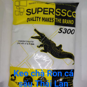 ( Loại tốt) Keo chà ron cá sấu Thái Lan bịch 1kg dùng trét ron gạch keo ron gạchkeo chà ron cá sấu- Dụng Cụ Cầm Tay Nam  Tính năng nổi bậc keo chà ron SUPERSSCG  Thích hợp chà ron cho gạch ceramic gạch ốp tường gạch lát nền