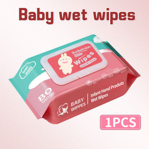 BABY WIPES 80pcs Per Pack Buy 5 Take 10 Organic Baby Wipes 80 Pcs Per Pack 99% Water Hypoallergenic (Non-Alcohol-Wetwipes)