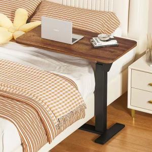 Pneumatic height-adjustable mobile desk Bedside table Computer desk Sofa study desk