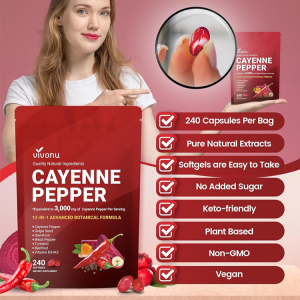 For both men and women Essence Chili Pepper Capsules Enhance vitality Promote metabolism Natural and pure Protein Powder Gummy Gum Capsules Chili Pepper Extract