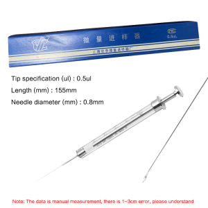 Microliter Syringes Injector Glass Microliter Syringe Microliter Glass Syringe For Gas Chromatografi