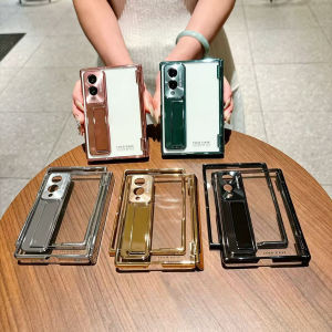 0930[Local Stock] Christmas Halloween for Samsung fold 8 HD Transparent Plating Case for Samsung Galaxy Z Fold 8 Wide Fold8 fold 7 6  Full Protection Armor Cover h261009