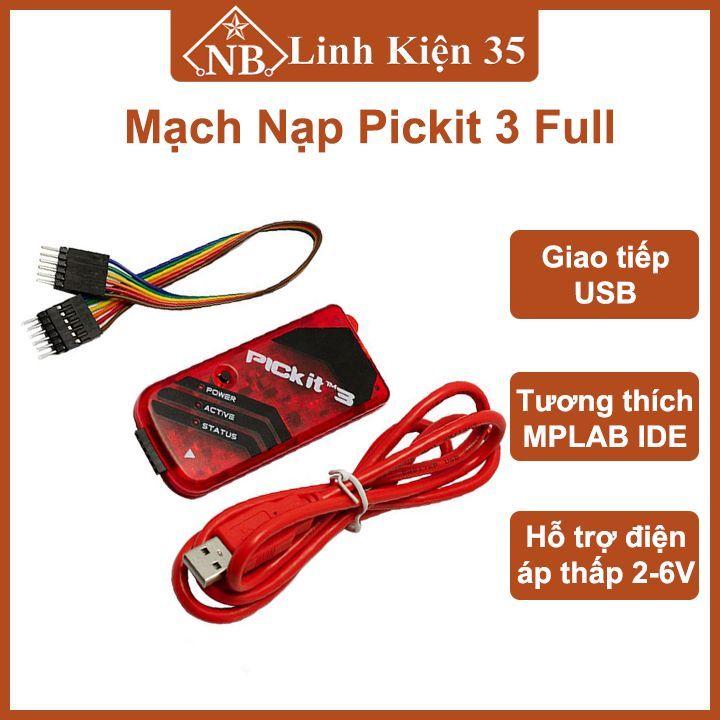 Mạch Nạp Pickit 3 Full gỡ lỗi chương trình và nạp chương trình lên PIC ...
