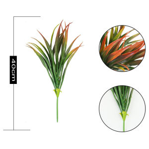 Cành lá dứa lan leo nhựa VI042 ( cao 40cm 15 lá) hoa giả trang trí