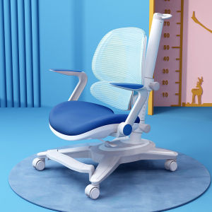 Primary Students Chair with Double Back Height Adjustment and Rotatable Armrest