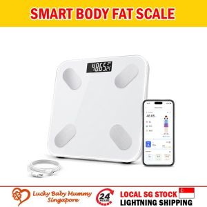 Rechargeable Smart Body Fat Scale with Mi Home App Support USB Charging LCD Display 180 kg Capacity