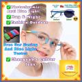 Kids anti blue light photochromic glasses with UV400 protection outdoor fashion premium quality computer glasses. 