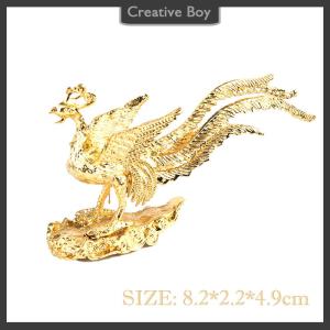 [Creative] Phoenix Statue Incense Stick Holder Home Decor Mini Portable Incense