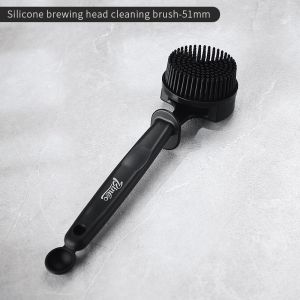 Bincoo Coffee Cleaning Brush Silicone Brewing Head Cleaning Brush Cleaning Set Removable Brush Head 51/58mm