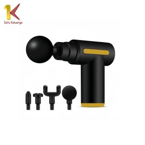Satu Keluarga Alat Terapi Otot Pijat Massage Gun 4IN1 C1170 Alat Relaksasi Otot Fasia Pijet Electric