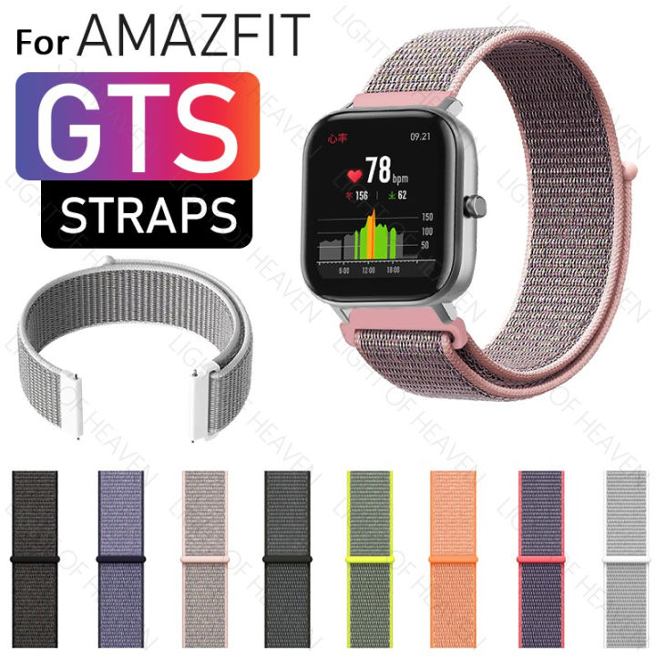 5er Set Nylon Armbänder Für Amazfit GTS 4 Mini & Bip 3 Pro – Dehnbar, 20 Mm, Atmungsaktiv | Smartwatch Armband Ersatz